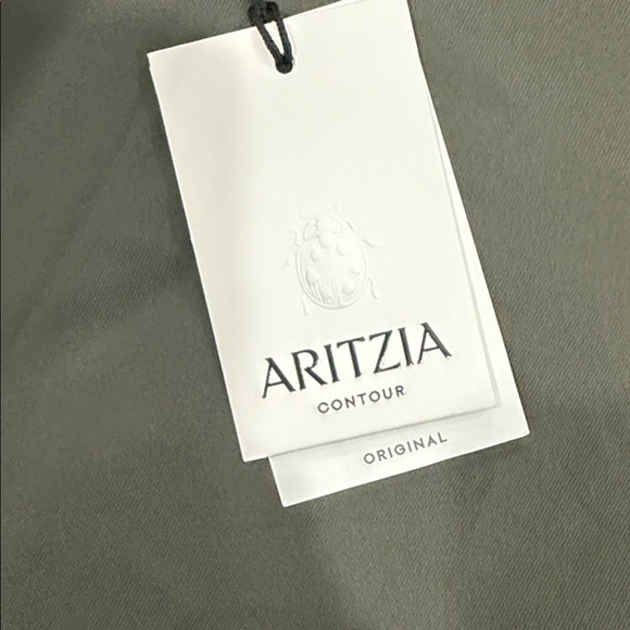 Aritzia Ravish Contour Olive Green Bodycon Dress - Picture 6 of 7